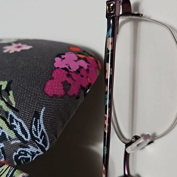 Vera Bradley Rose Vines Floral Frames Only With Matching Case 52 18 135 #E-19 - Picture 12 of 14